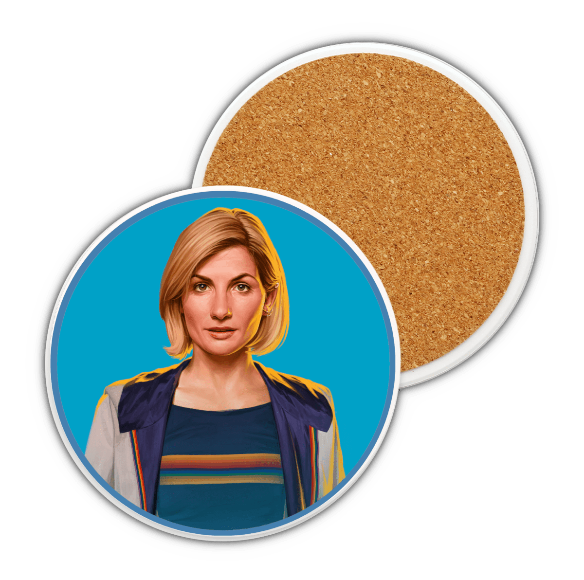 13th Doctor Ceramic Coaster Collection - soapbox169 - A Little Gift Shop