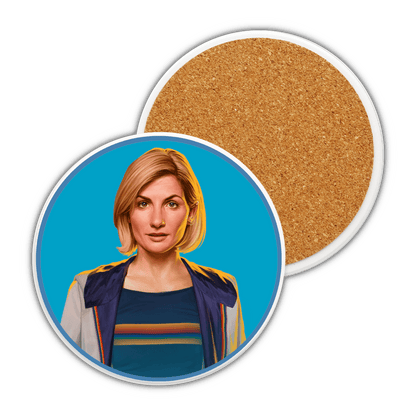 13th Doctor Ceramic Coaster Collection - soapbox169 - A Little Gift Shop