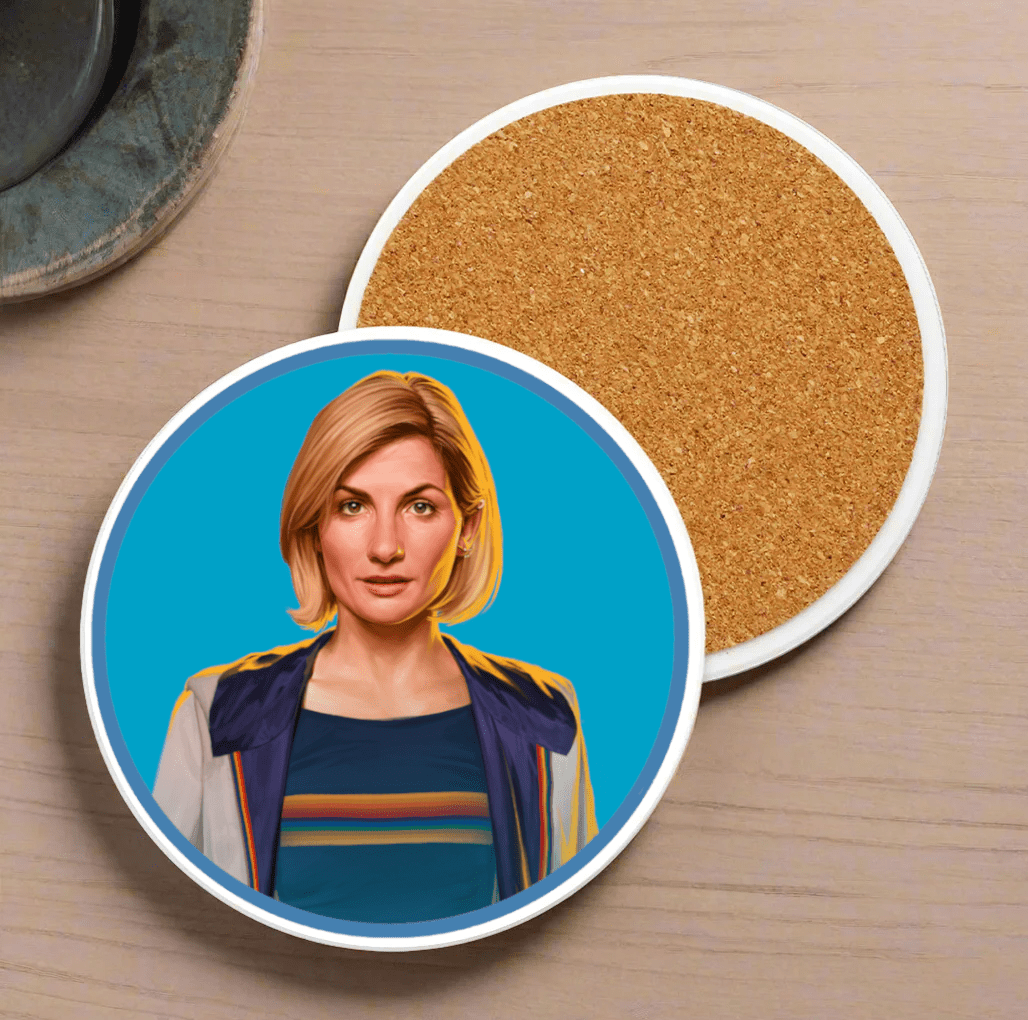 13th Doctor Ceramic Coaster Collection - soapbox169 - A Little Gift Shop