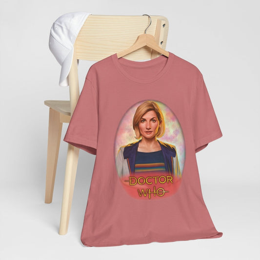 13th Doctor (Jodie Whittaker) and Doctor Who logo. - soapbox169 - A Little Gift Shop