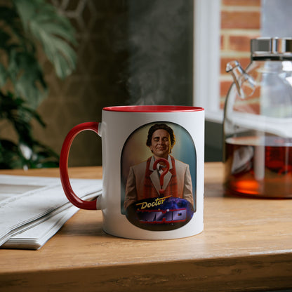 Doctor Who 7th Doctor Logo Mug — Sylvester McCoy