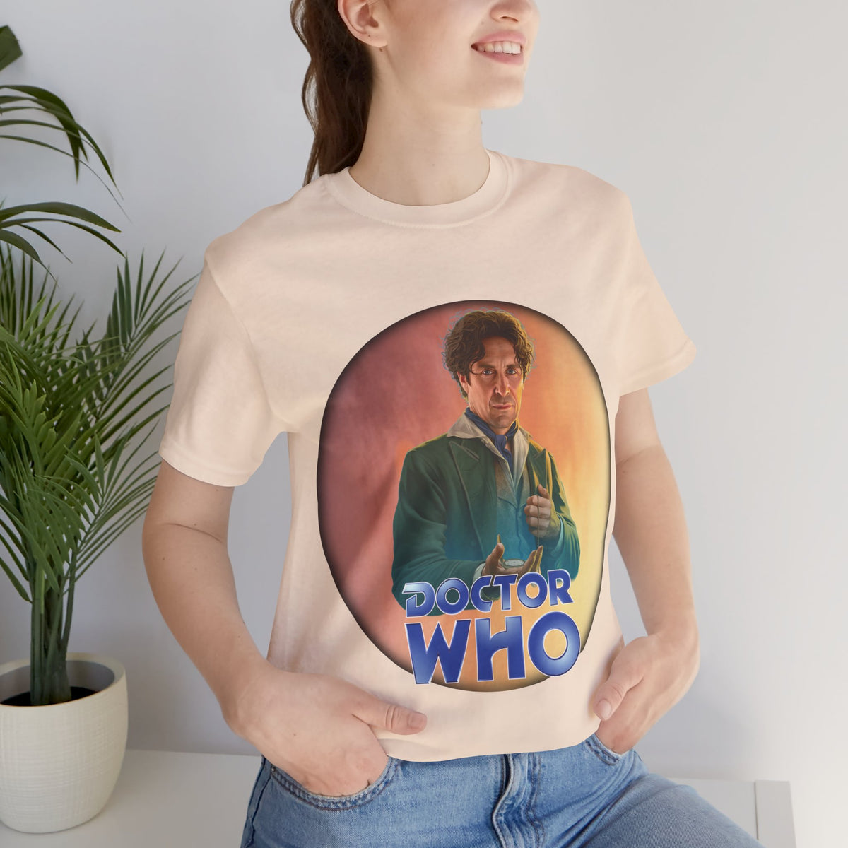 Doctor Who 8th Doctor Logo T-shirt — Paul McGann