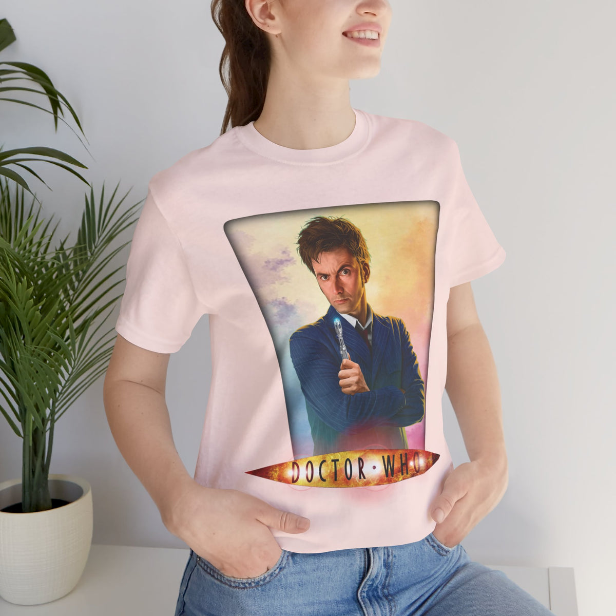 Doctor Who 10th & 14th Doctor Logo T-shirt — David Tennant