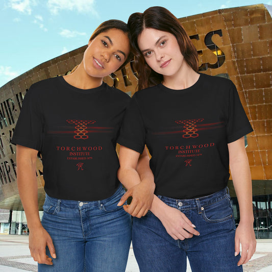 Torchwood Institute Est 1879 T-shirt with logo