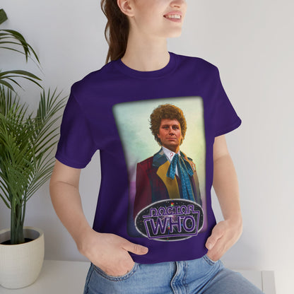 Doctor Who 6th Doctor Logo T-shirt — Colin Baker