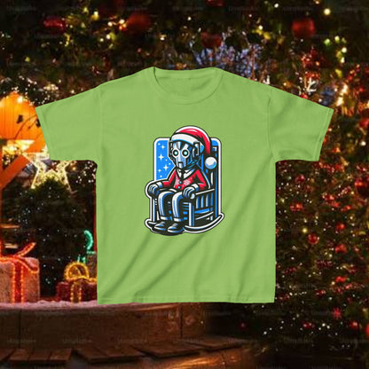 Doctor Who Cyber Santa Christmas Kids T-shirt — Very Tired