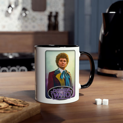 Doctor Who 6th Doctor Logo Mug — Colin Baker