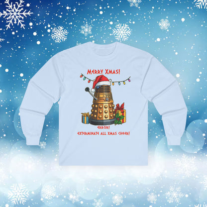 Doctor Who  - Very Confused Xmas Dalek Long Sleeve T-shirt