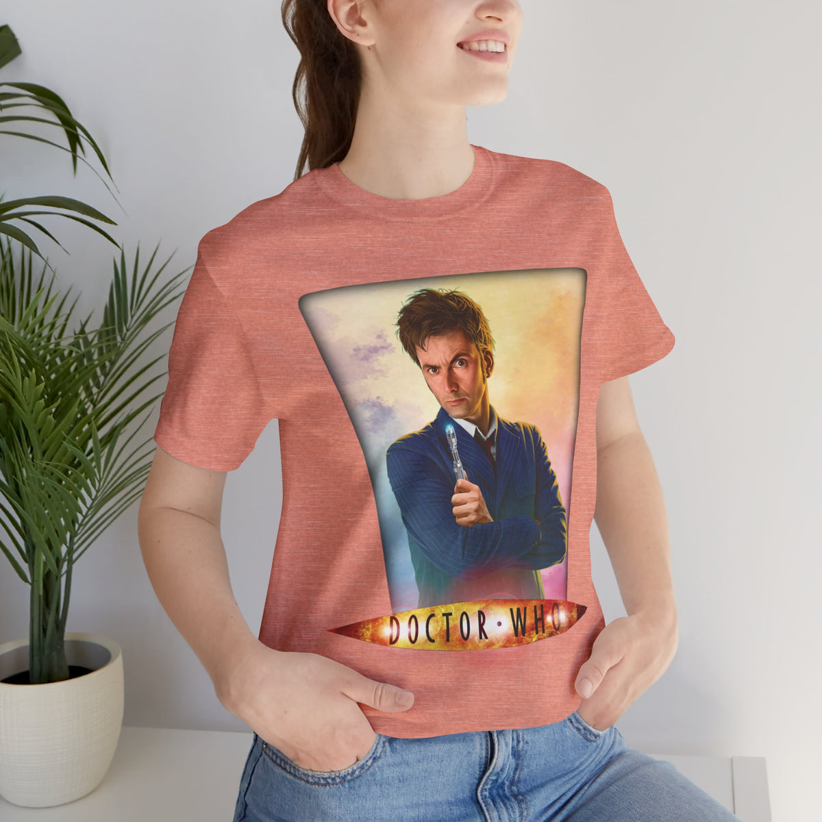 Doctor Who 10th & 14th Doctor Logo T-shirt — David Tennant