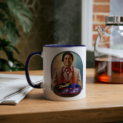 Doctor Who 7th Doctor Logo Mug — Sylvester McCoy