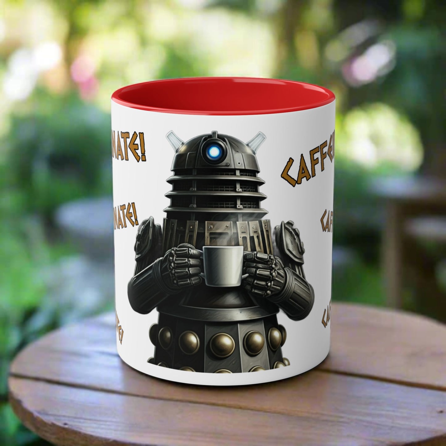 Doctor Who Dalek CAFFEINATE Mug No.4