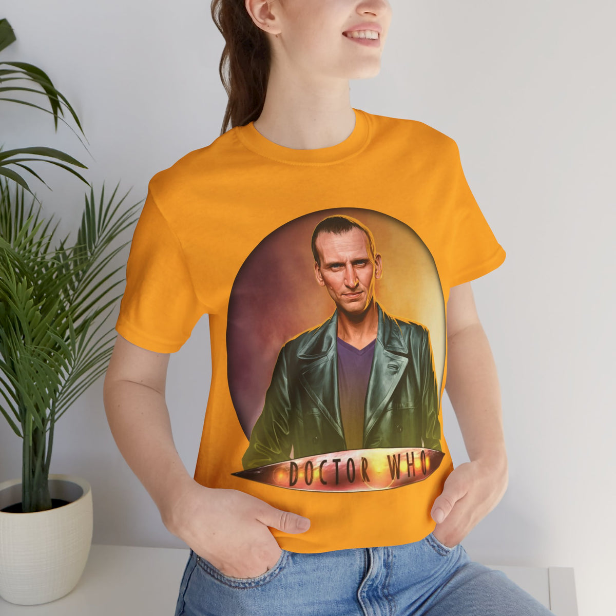 Doctor Who 9th Doctor Logo T-shirt — Christopher Eccleston