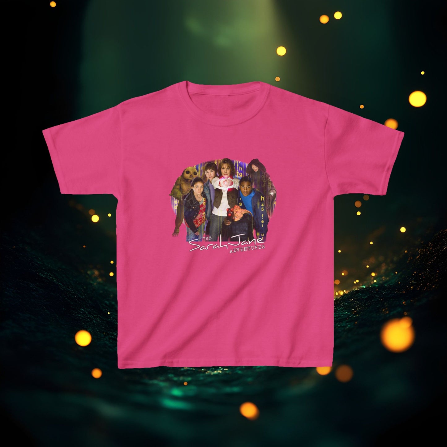 "The Sarah Jane Adventures"  Original Gang - Kids Heavy Cotton T-shirt