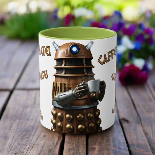 Doctor Who Dalek CAFFEINATE Mug No.7