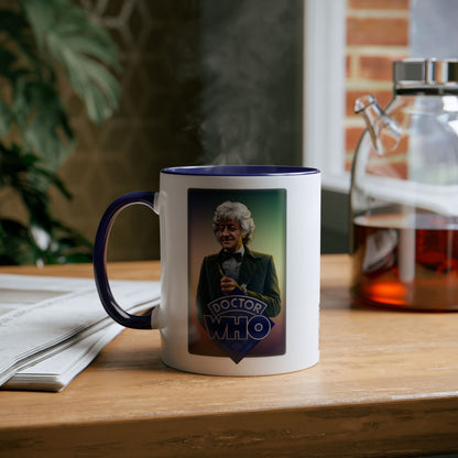 Doctor Who 3rd Doctor Logo Mug — Jon Pertwee
