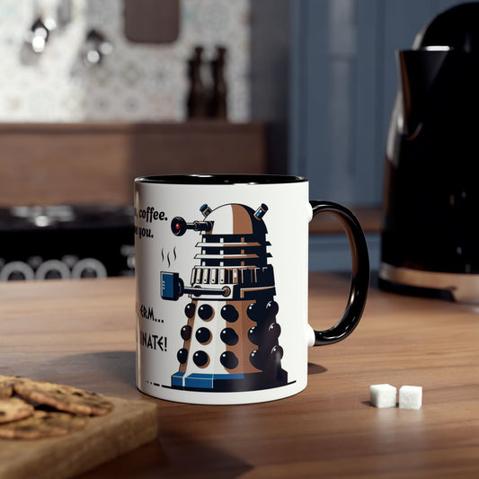 Doctor Who Dalek CAFFEINATE Mug No.9