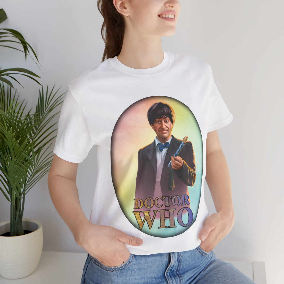 Doctor Who 2nd Doctor Logo T-shirt — Patrick Troughton