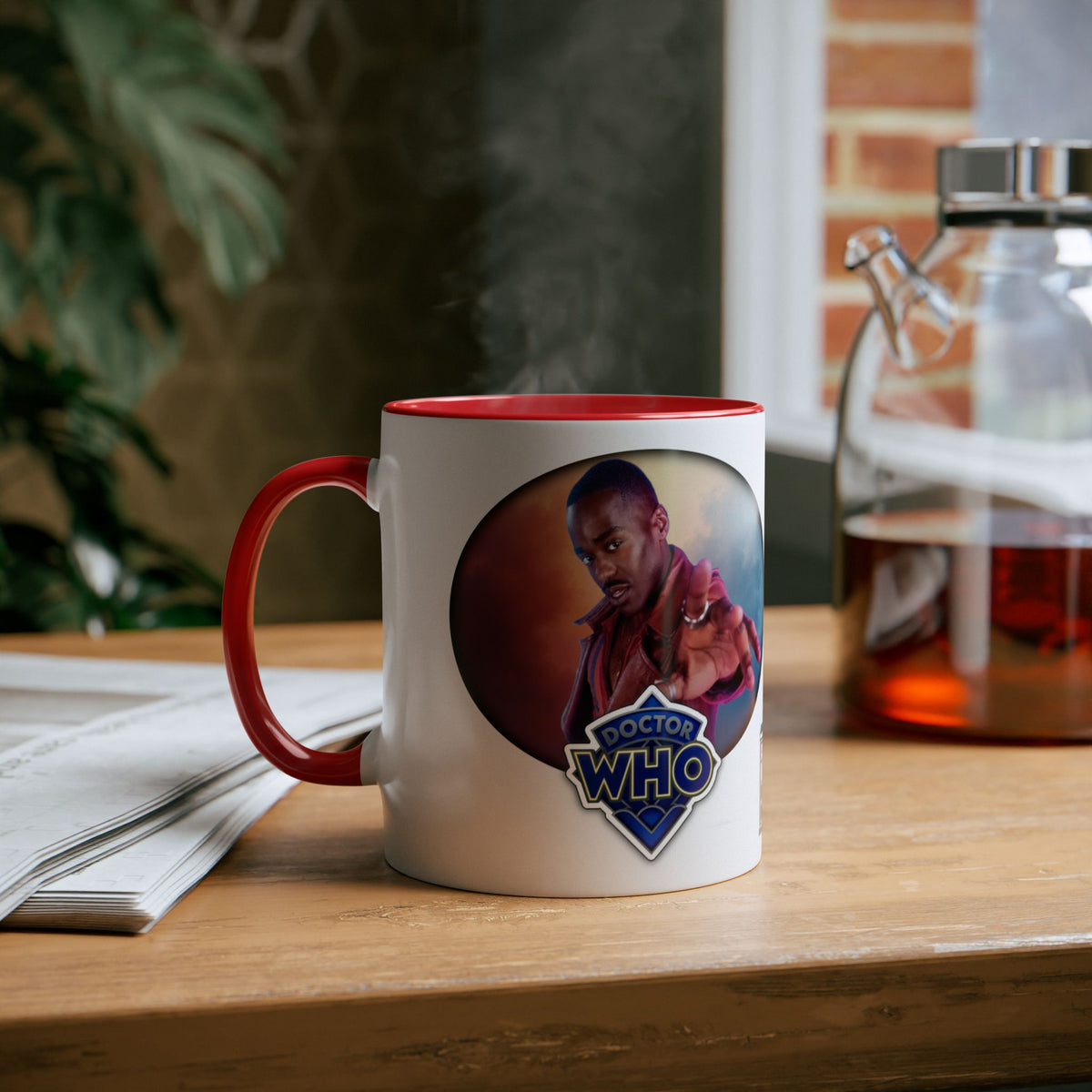 Doctor Who 15th Doctor Logo Mug — Ncuti Gatwa