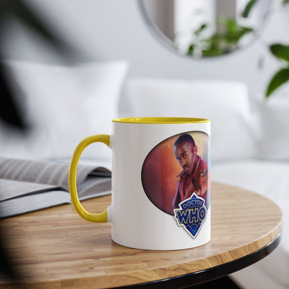 15th Doctor (Ncuti Gatwa) and Doctor Who logo mug. - soapbox169 - A Little Gift Shop