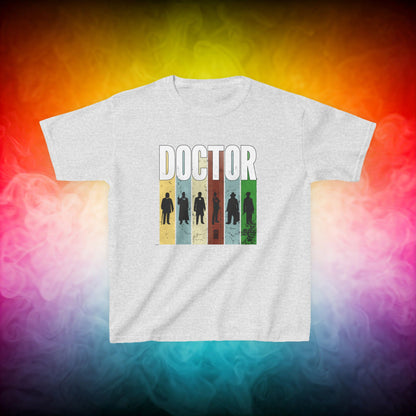 Doctor Who Doctor Silhouette Generally Awesome Kids T-shirt