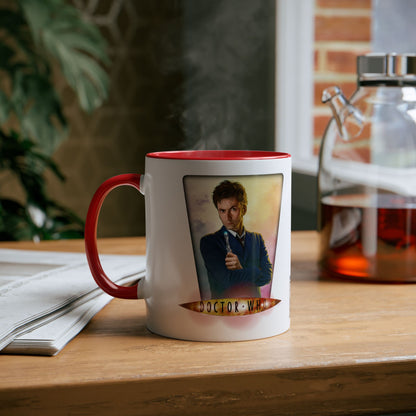 Doctor Who 10th & 14th Doctor Logo Mug — David Tennant