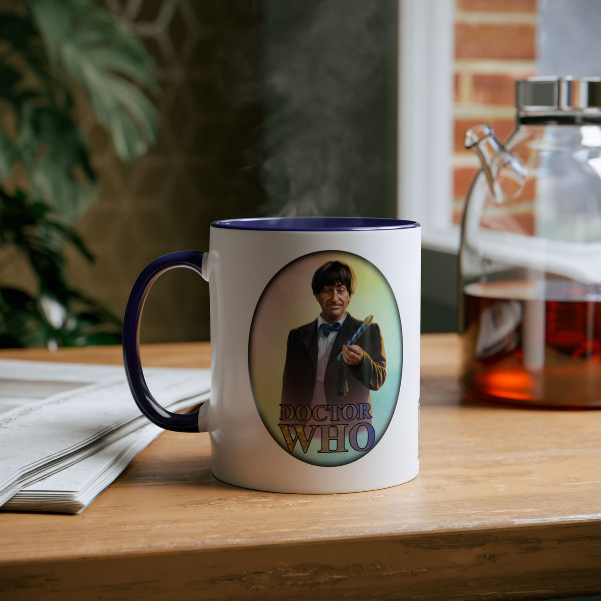 Doctor Who 2nd Doctor Logo Mug — Patrick Troughton