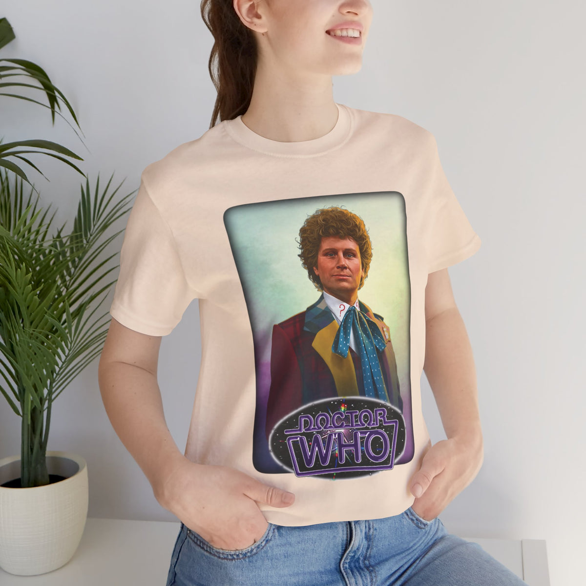 Doctor Who 6th Doctor Logo T-shirt — Colin Baker