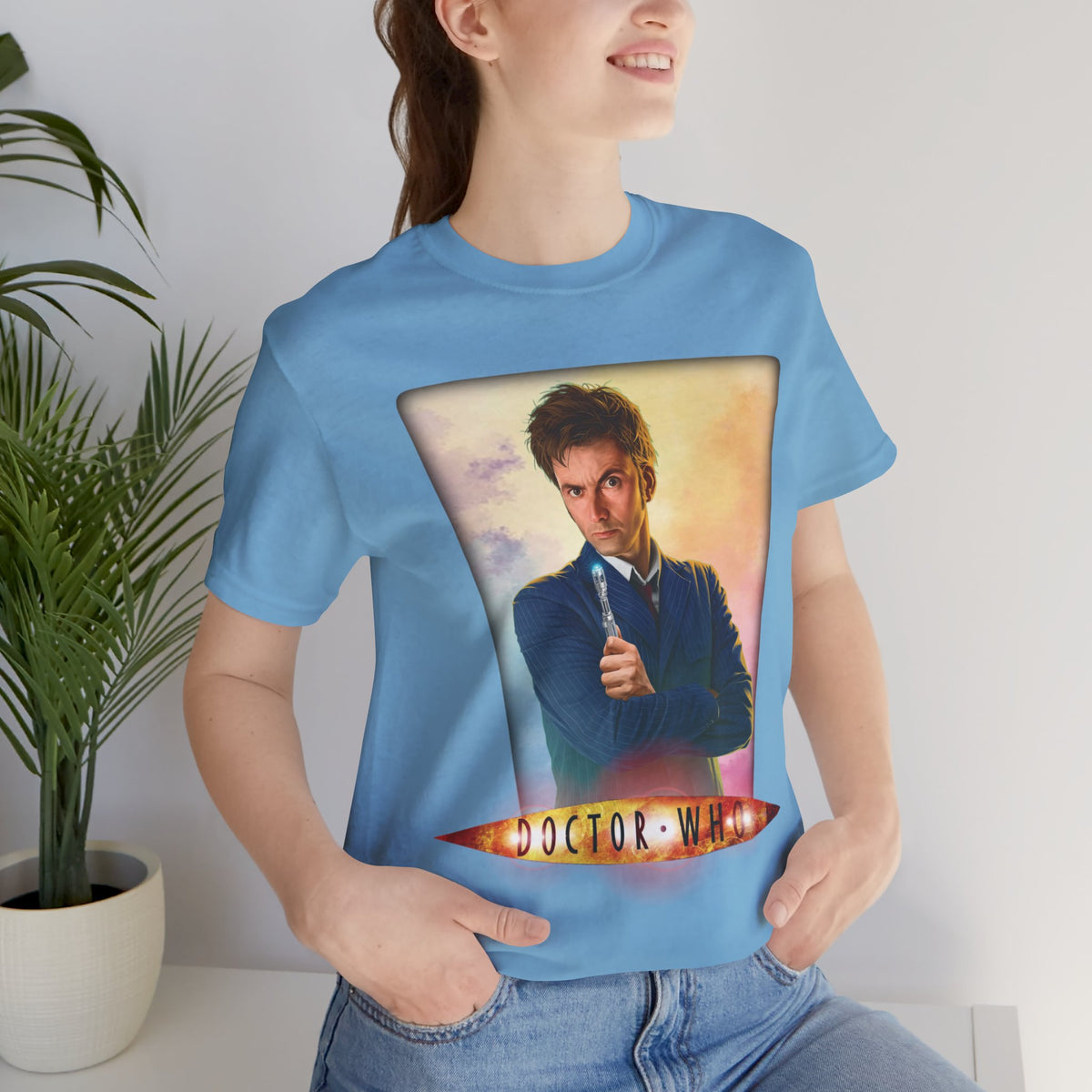 Doctor Who 10th & 14th Doctor Logo T-shirt — David Tennant