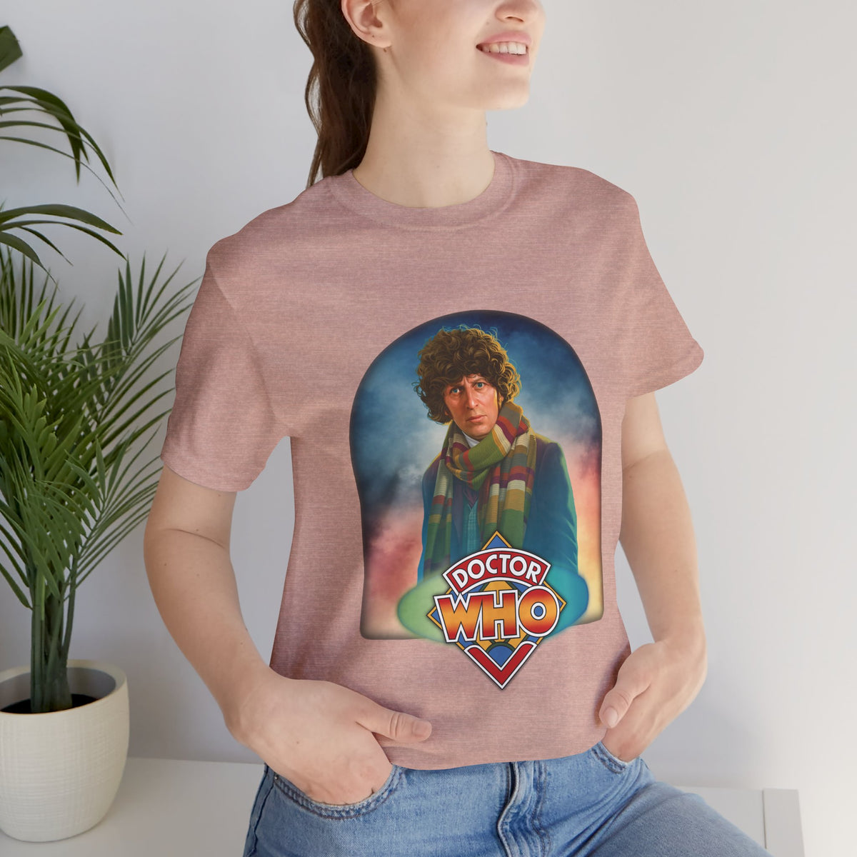 Doctor Who 4th Doctor Logo T-shirt — Tom Baker