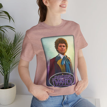 Doctor Who 6th Doctor Logo T-shirt — Colin Baker