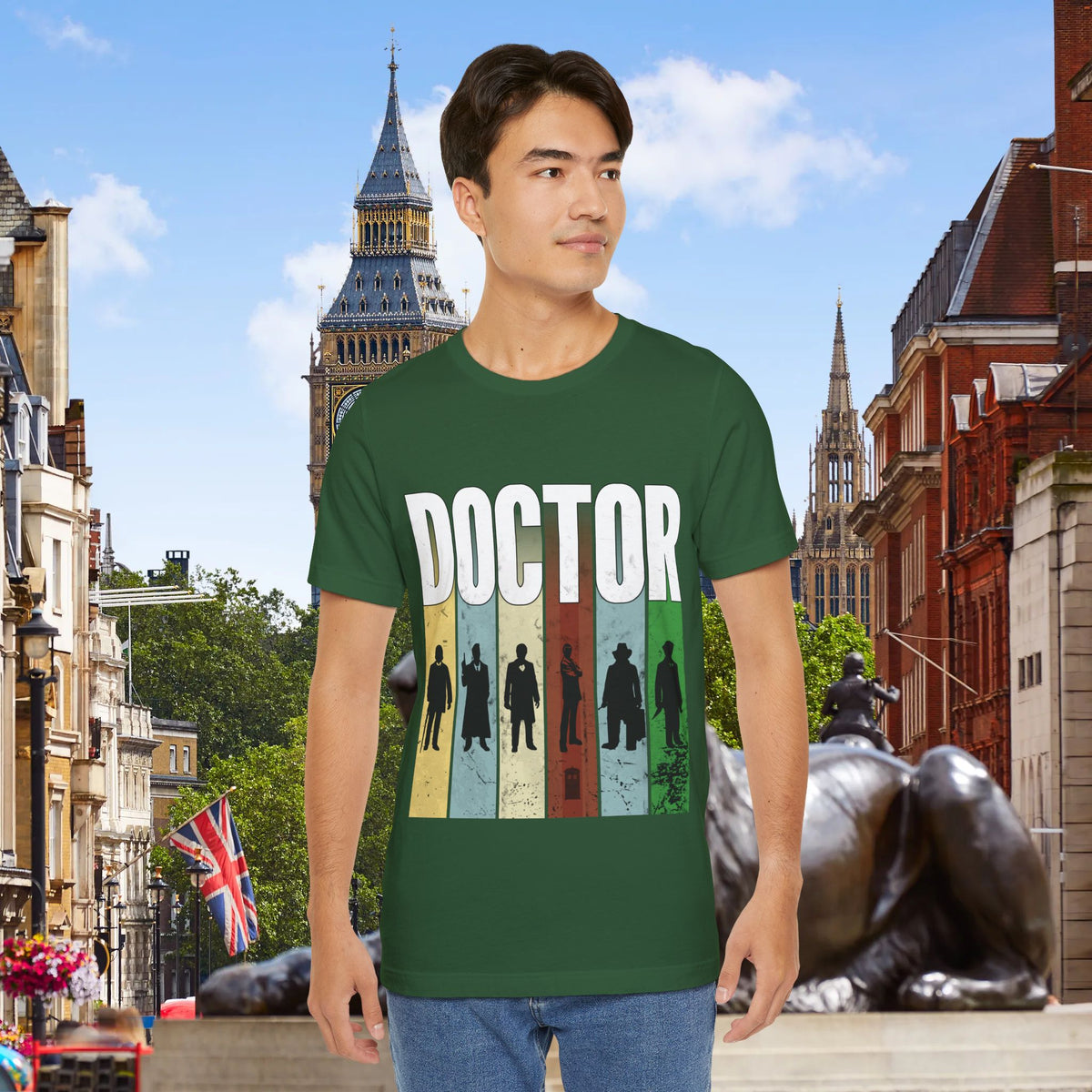 Doctor Who Doctor Silhouette Generally Awesome T-shirt