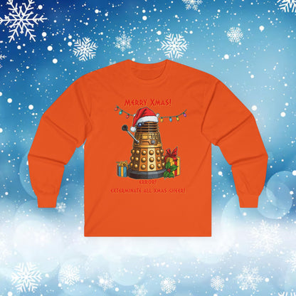 Doctor Who  - Very Confused Xmas Dalek Long Sleeve T-shirt