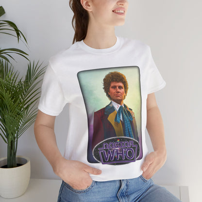 Doctor Who 6th Doctor Logo T-shirt — Colin Baker