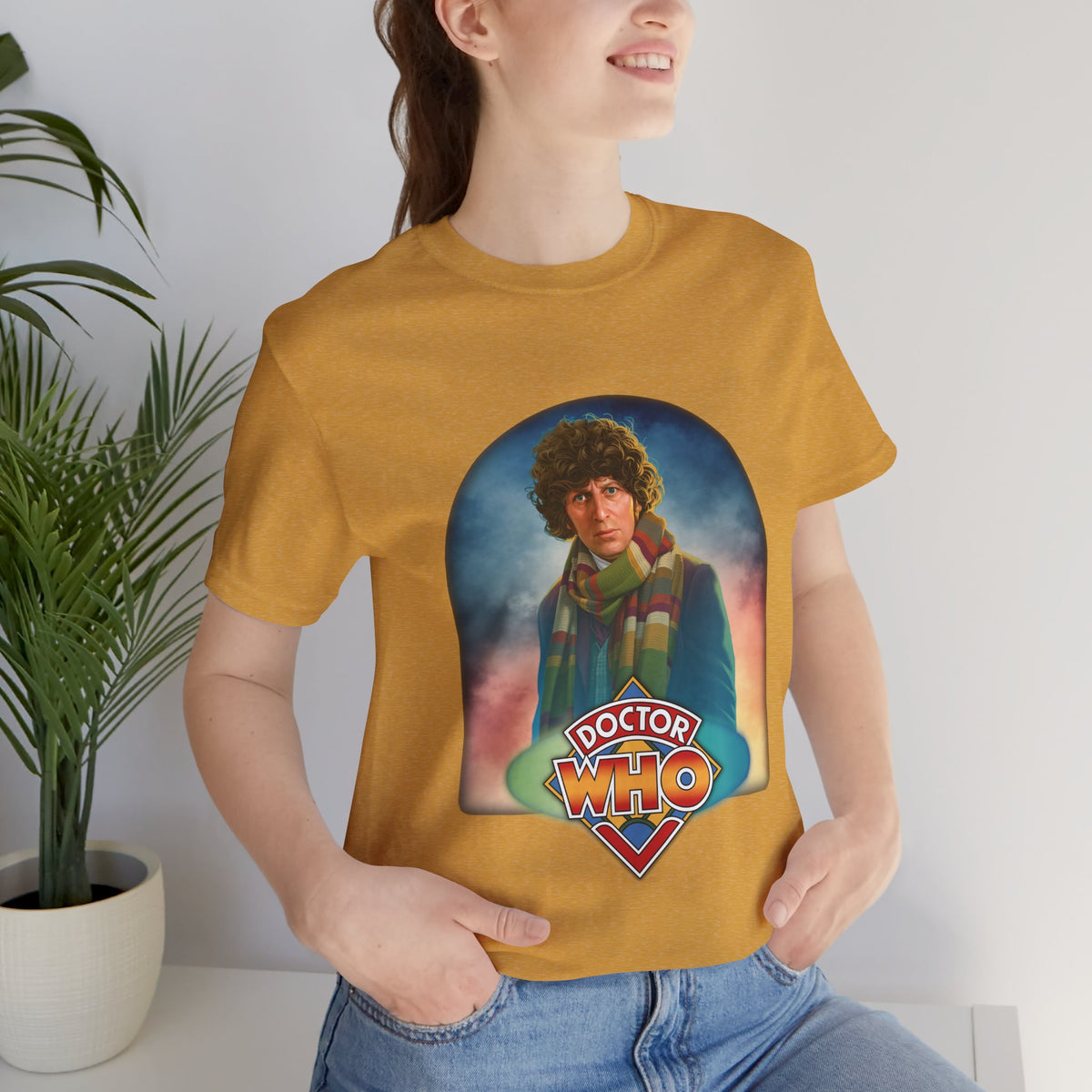 Doctor Who 4th Doctor Logo T-shirt — Tom Baker