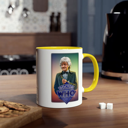 Doctor Who 3rd Doctor Logo Mug — Jon Pertwee