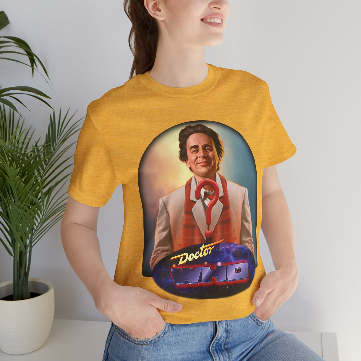 Doctor Who 7th Doctor Logo T-shirt — Sylvester McCoy