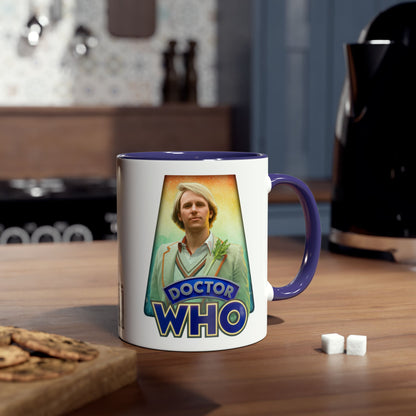 Doctor Who 5th Doctor Logo Mug — Peter Davison