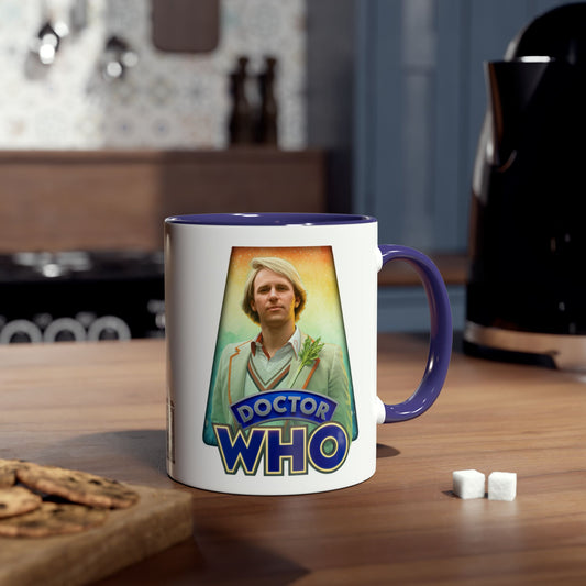 Doctor Who 5th Doctor Logo Mug — Peter Davison