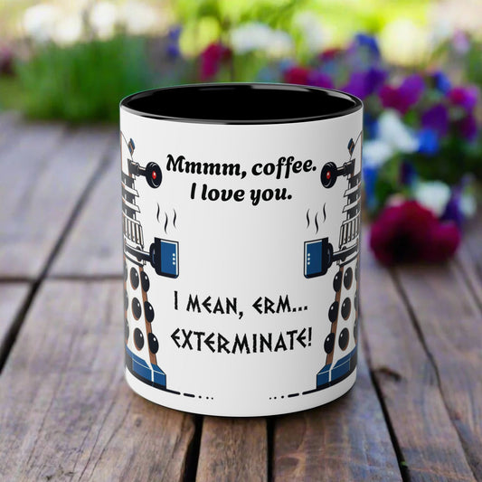Doctor Who Dalek CAFFEINATE Mug No.9