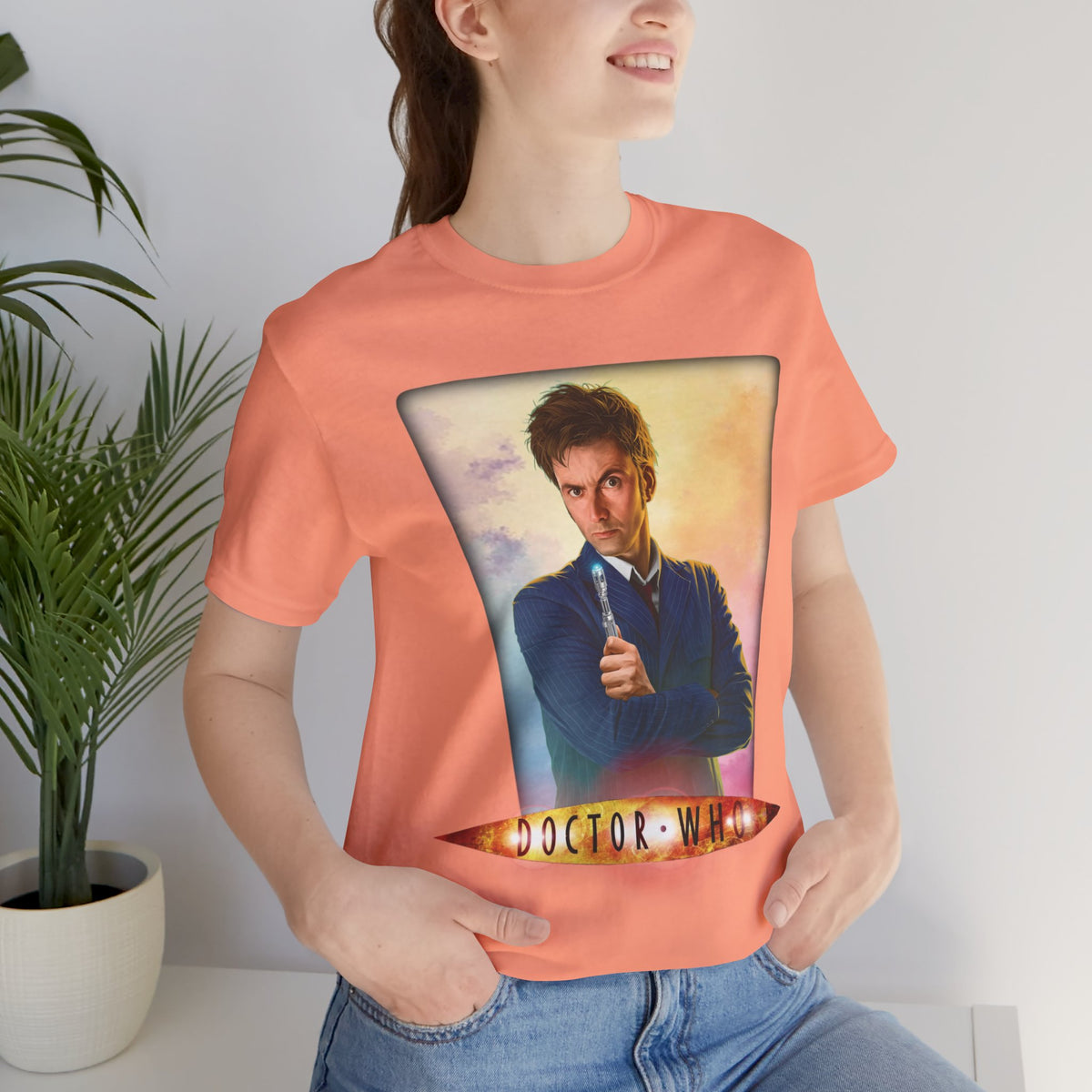 Doctor Who 10th & 14th Doctor Logo T-shirt — David Tennant