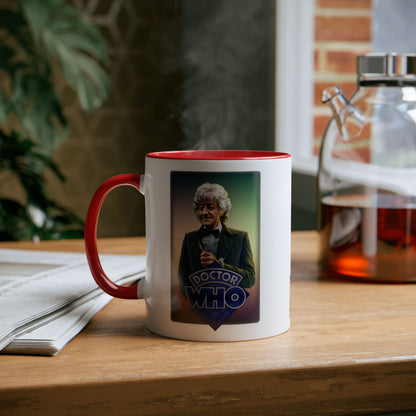 Doctor Who 3rd Doctor Logo Mug — Jon Pertwee