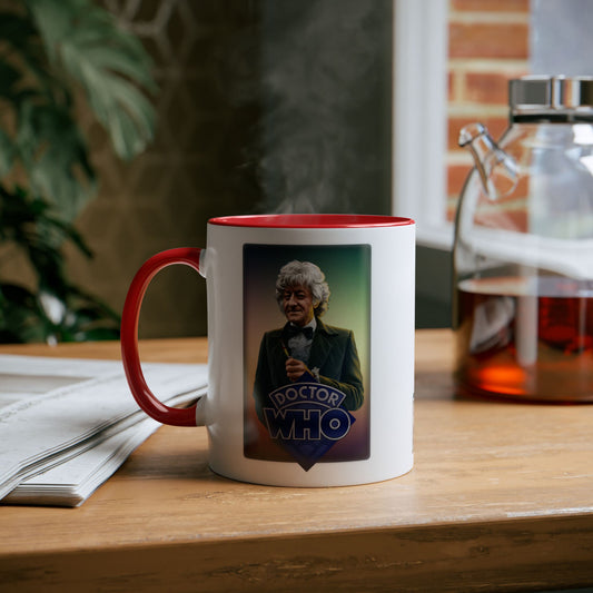Doctor Who 3rd Doctor Logo Mug — Jon Pertwee