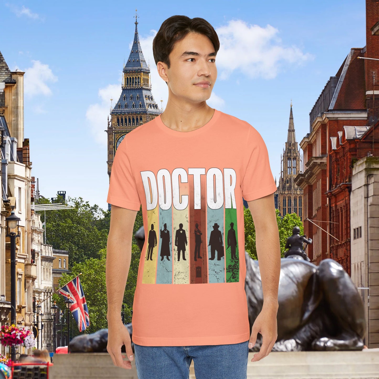 Doctor Who Doctor Silhouette Generally Awesome T-shirt