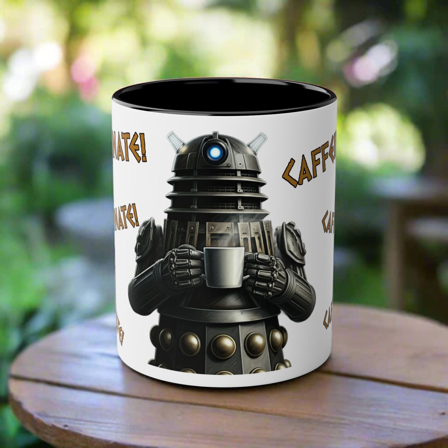 Doctor Who Dalek CAFFEINATE Mug No.4