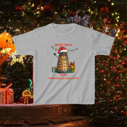 Doctor Who Dalek Christmas Kids T-shirt — Very Confused