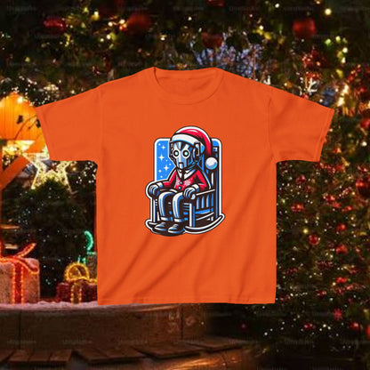 Doctor Who Cyber Santa Christmas Kids T-shirt — Very Tired