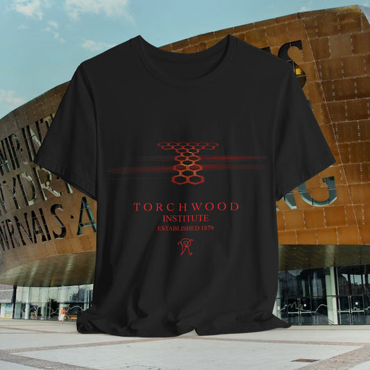 Torchwood Institute Est 1879 T-shirt with logo