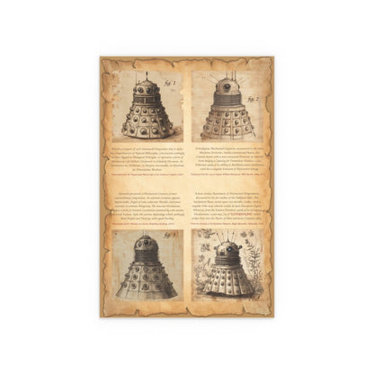 19th Century Zoological Print of Daleks - soapbox169 - A Little Gift Shop