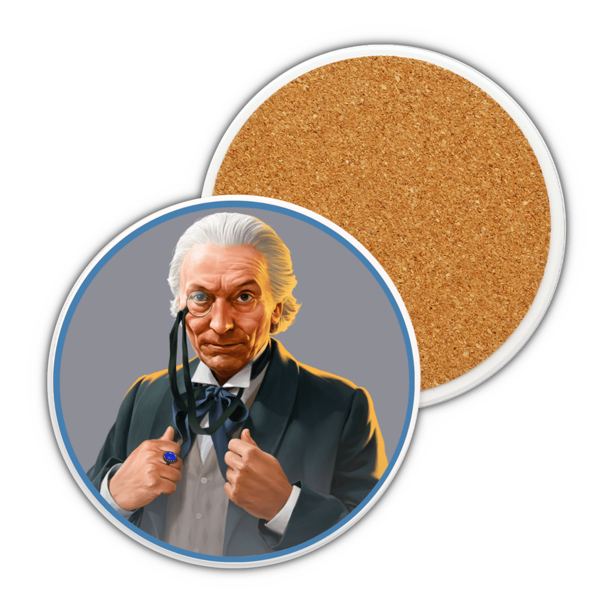 1st Doctor Ceramic Coaster Collection - soapbox169 - A Little Gift Shop