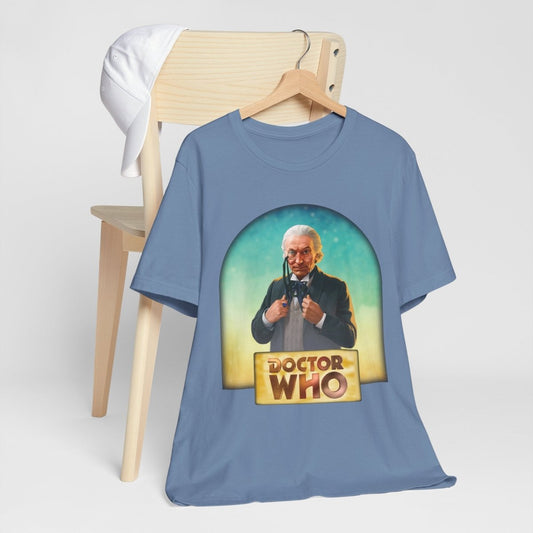 1st Doctor (William Hartnell) and Doctor Who logo. - soapbox169 - A Little Gift Shop